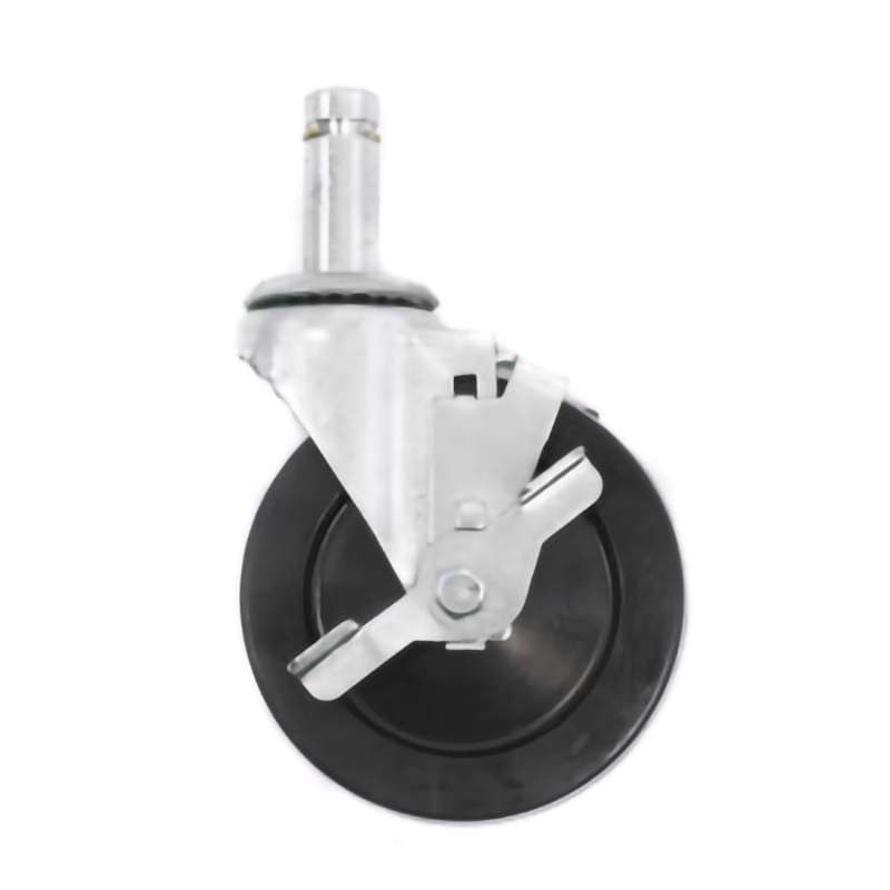 Swivel Stem Caster with Break, 5"